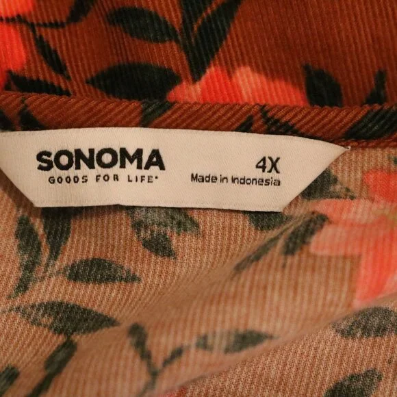 Sonoma women's plus top size 4X NWT - Picture 6 of 9